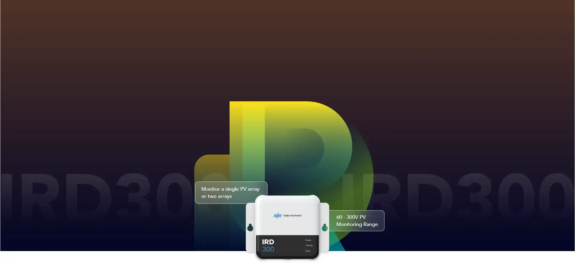 IRD300 earth fault detection for solar power solutions product features